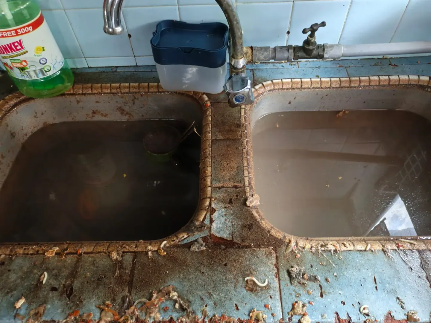 Pembuangan Clog Paip Dapur